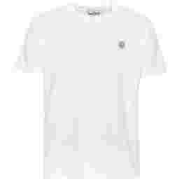 ◆13주년◆체스트 로고 패치 티셔츠 화이트 761523757 V0001