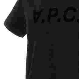 ◆당일◆24SS VPC 벨벳 로고 티셔츠 블랙 COBQX H26943 LZZ