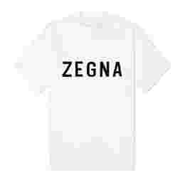 ◆12주년◆피어오브갓 X 제냐 로고 티셔츠 화이트 FZTS02 FZJ802 N01