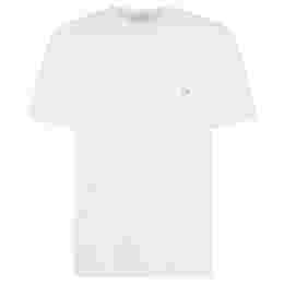 ◆당일◆24SS 폭스 패치 포켓 티셔츠 화이트 GM00116KJ0008 P100