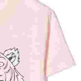 ◆키즈◆22SS 키즈 타이거 로고 프린트 티셔츠 핑크 K15486 471