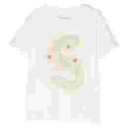 ◆키즈◆23SS 여성 로고 프린트 티셔츠 화이트 TS8C81 Z0434 101