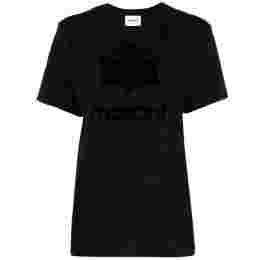 ◆당일◆24FW 쥬얼 ZEWEL 로고 린넨 티셔츠 블랙 TS0001FB A1N09E 01BK