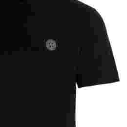 ◆당일◆22FW 로고 패치 반팔 티셔츠 블랙 771524113 V0029
