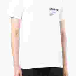 ◆당일◆22FW 스트로베리 백 프린팅 숏 슬리브 티셔츠 화이트 1904769 WHITE