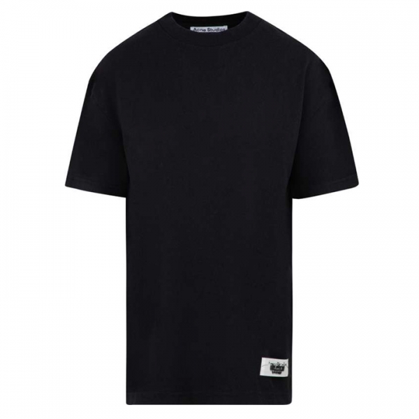 ◆당일◆23SS 로고 패치 오버핏 티셔츠 블랙 AL0199 900