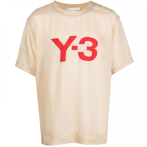 ◆당일◆23SS U CH3 숄더 지퍼 로고 프린팅 티셔츠 샌드 GV6042