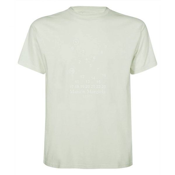 ◆당일◆23SS 로고 프린팅 백스티치 티셔츠 라이트그린 릴리 S51GC0521 S20079 102