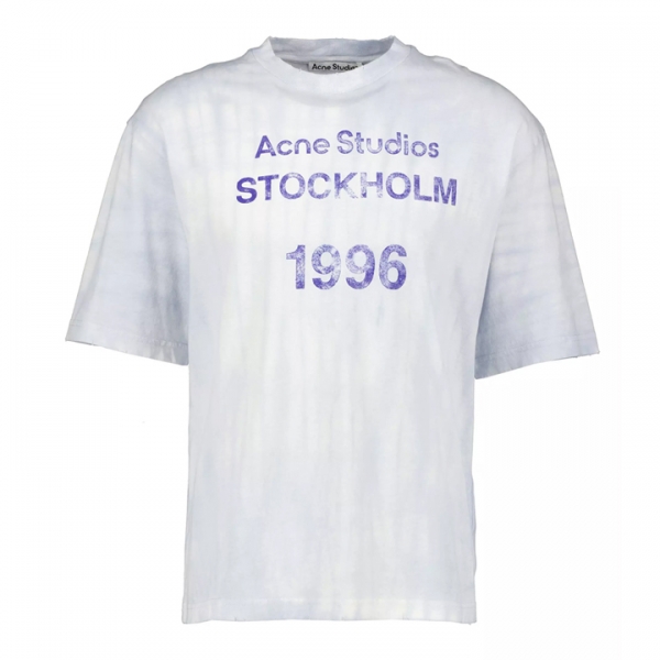 ◆당일◆23SS 스탬프 로고 타이다이 티셔츠 페일블루 BL0319 AAV