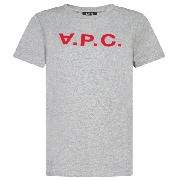 ◆당일◆24SS VPC 벨벳 로고 티셔츠 그레이 COEZB F26140 PLB